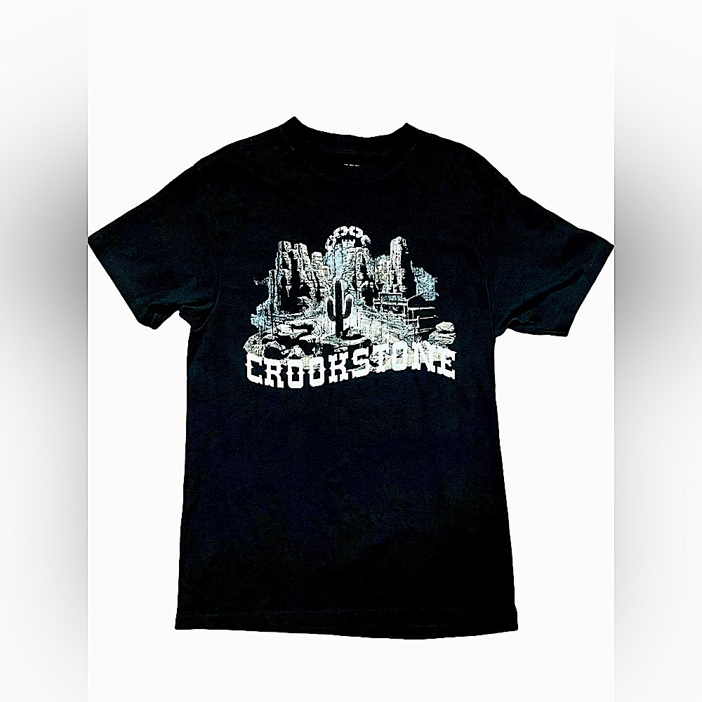NWOT Crooks & Castles “CROOKSTONE” Black Short Sleeve Medium